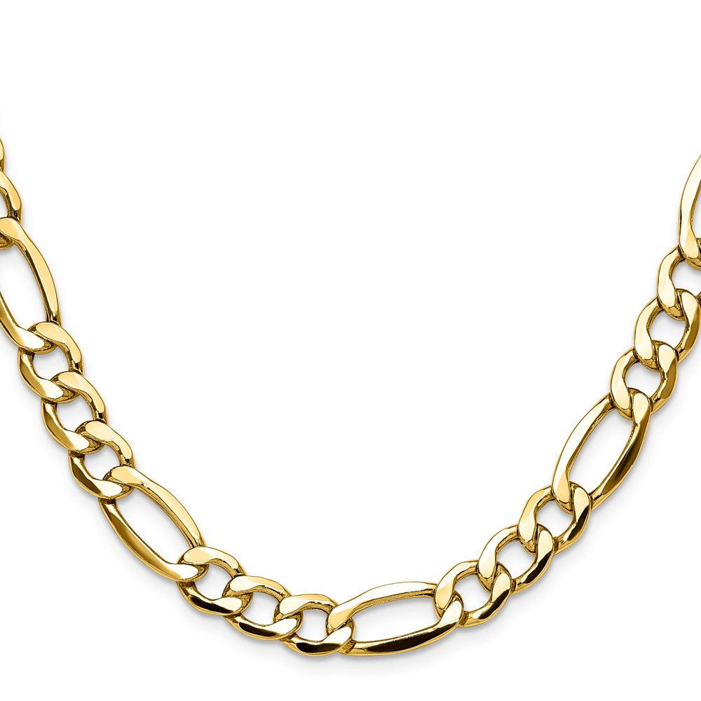 9.4mm Semi-Solid Figaro Chain