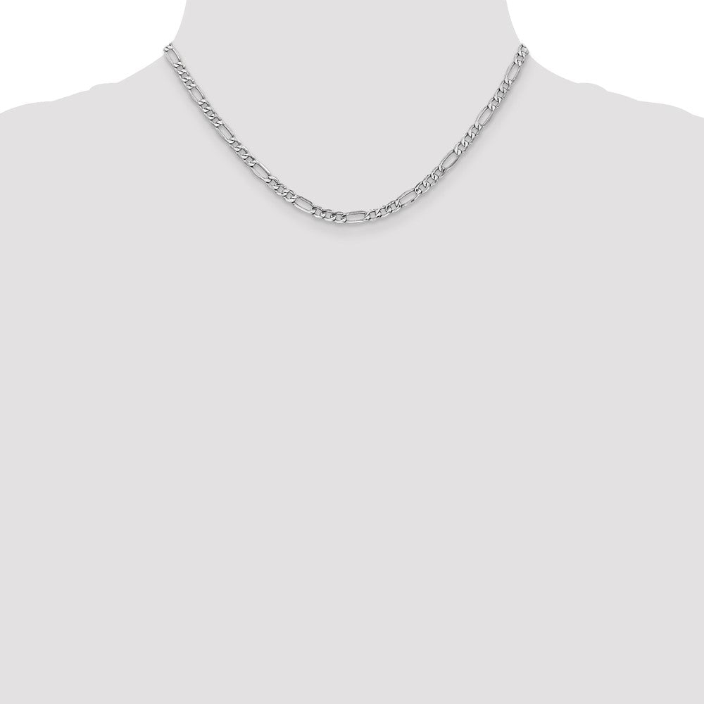 4.4mm Semi-Solid Figaro Chain