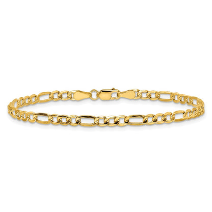 3.5mm Semi-Solid Figaro Chain Anklet