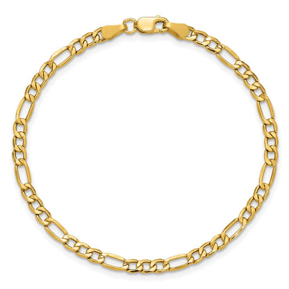 3.5mm Semi-Solid Figaro Chain Anklet