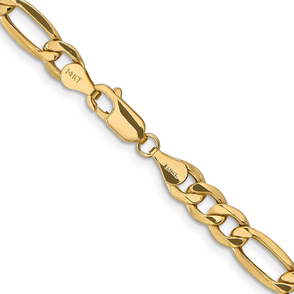 6.25mm Semi-Solid Figaro Chain