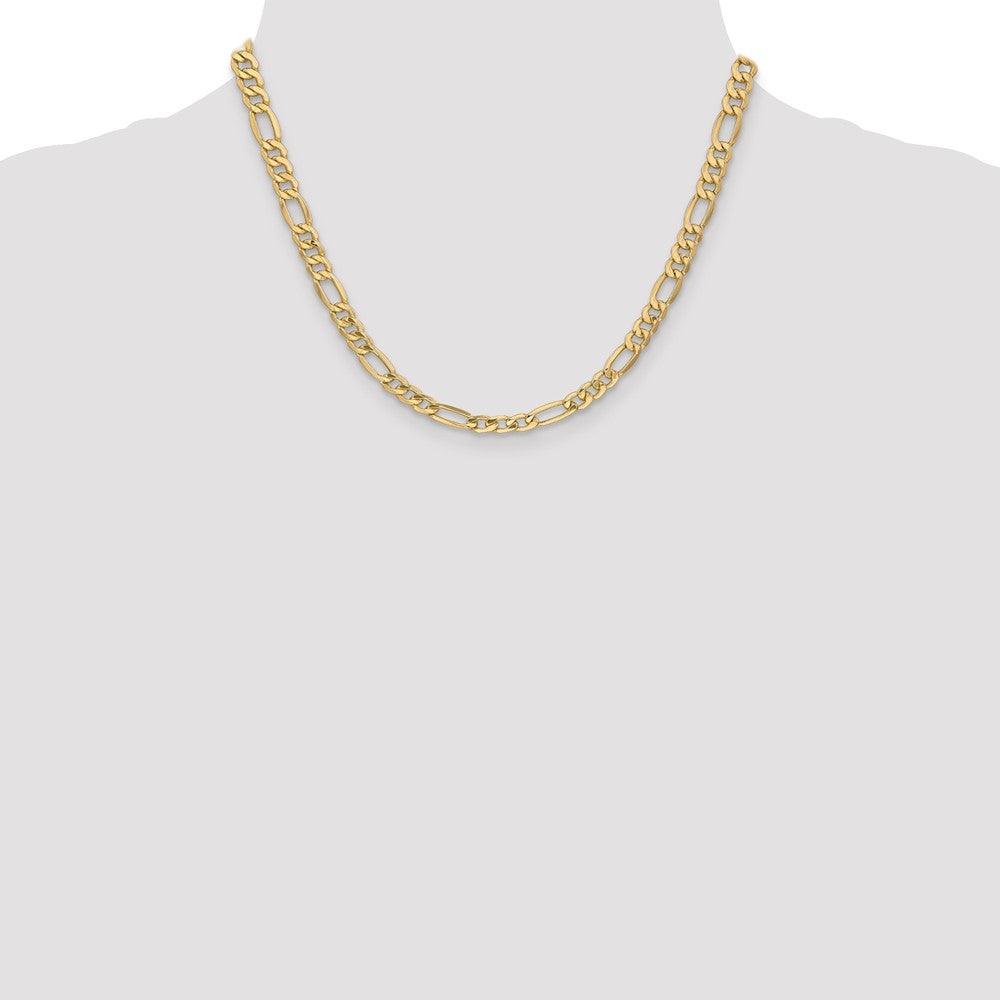 6.25mm Semi-Solid Figaro Chain