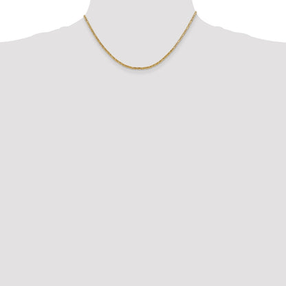 2mm Byzantine Chain - Yellow Gold