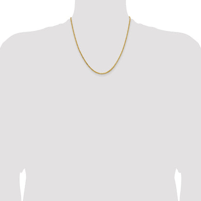 2mm Byzantine Chain - Yellow Gold