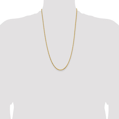 2mm Byzantine Chain - Yellow Gold