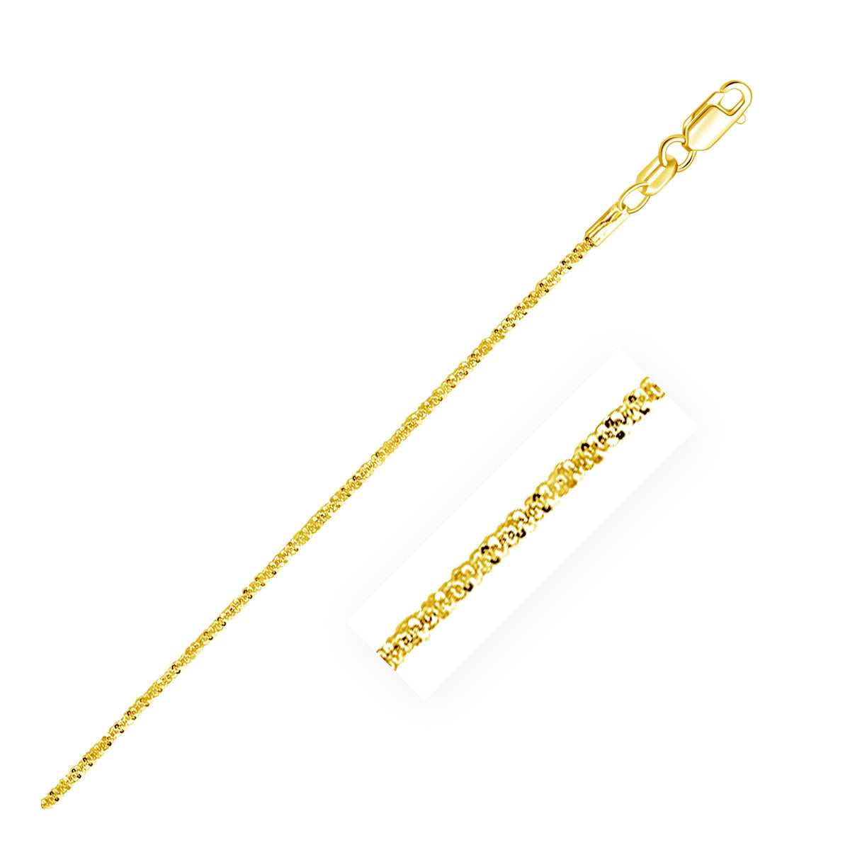 14k Sparkle Chain