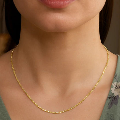 14k Sparkle Chain