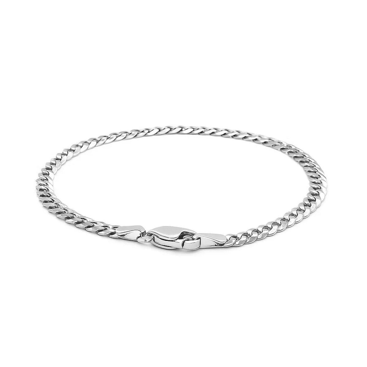 14k Solid Curb Bracelet (3.60 mm)
