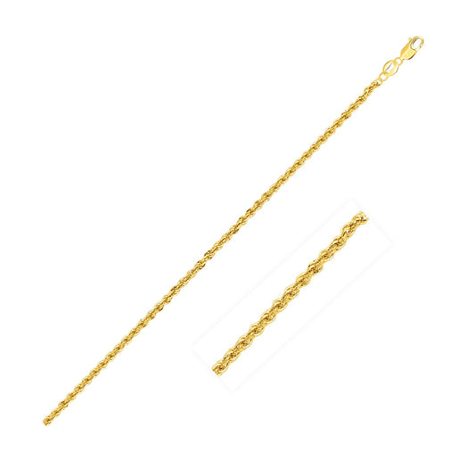 14k Light Rope Chain