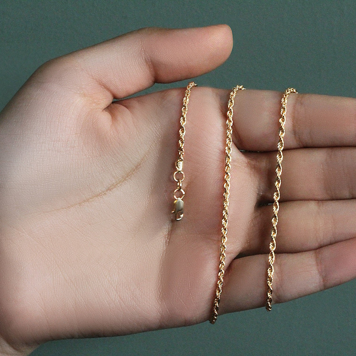 14k Light Rope Chain
