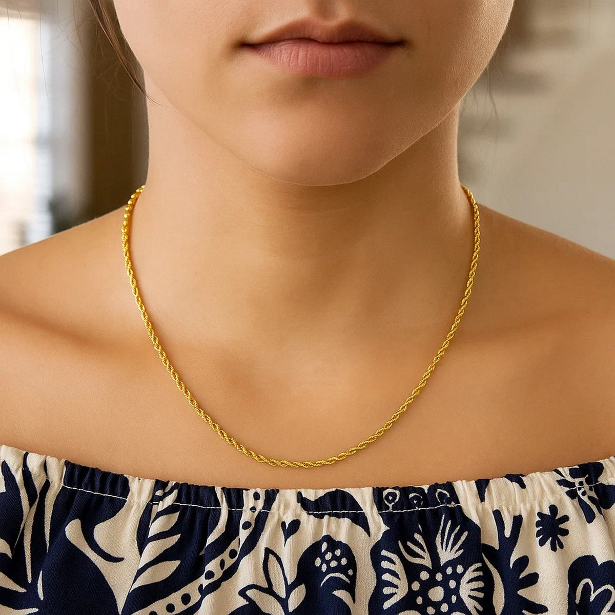 14k Light Rope Chain