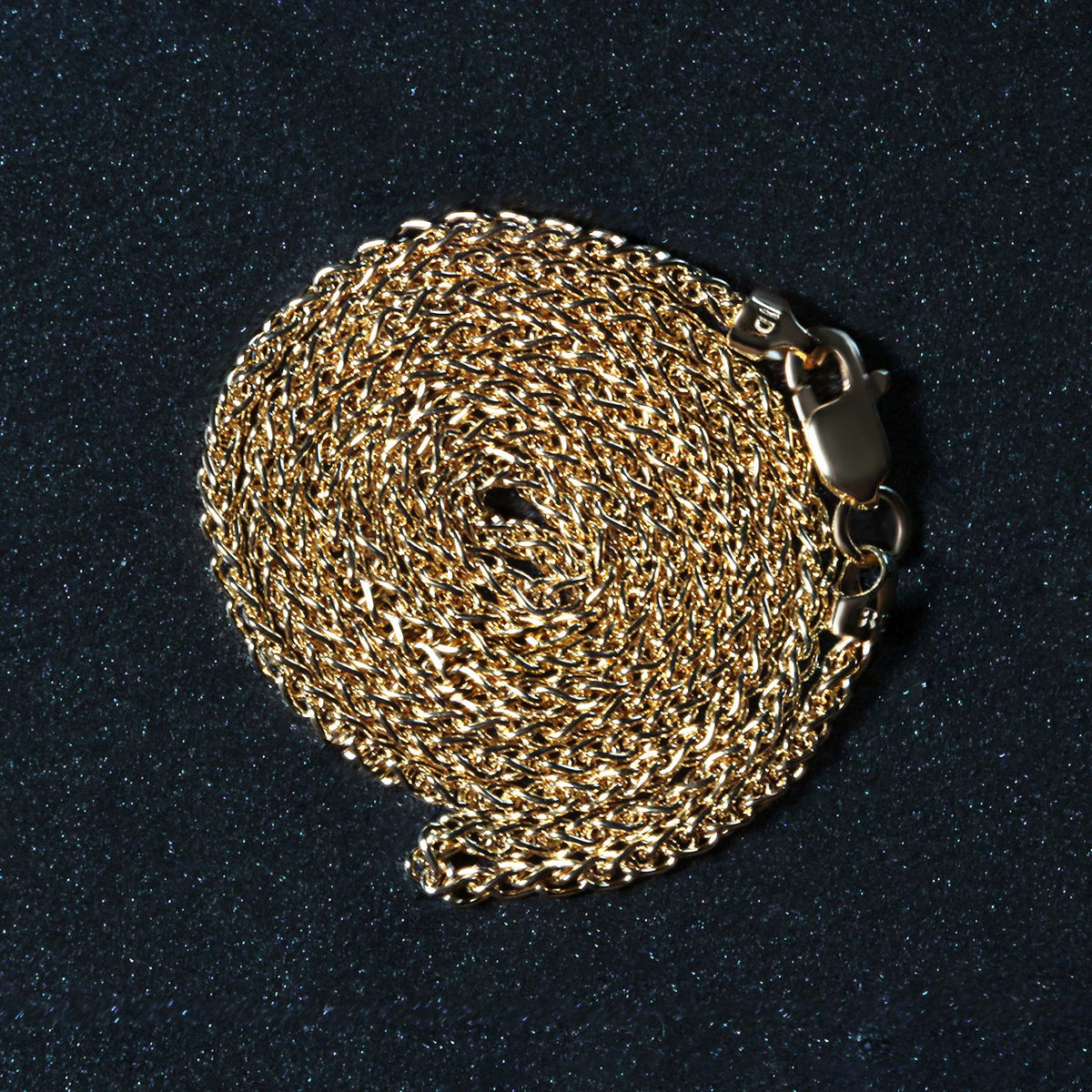 14k Round Wheat Chain