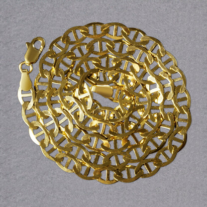 14k Yellow Gold Mariner Link Chain