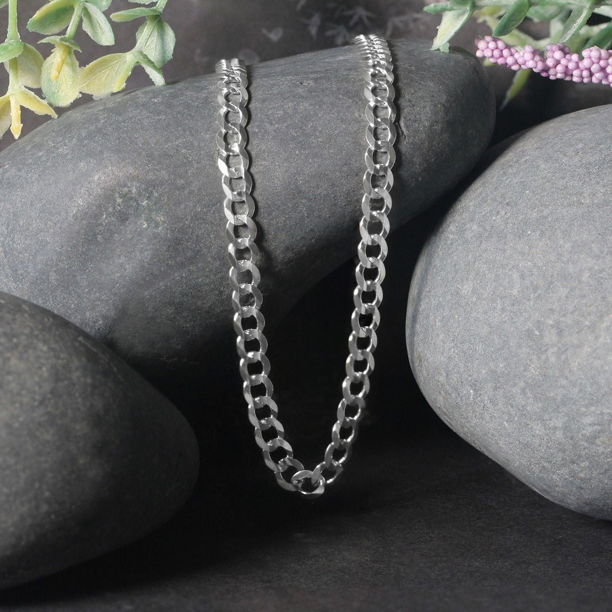 14k Solid Curb Chain