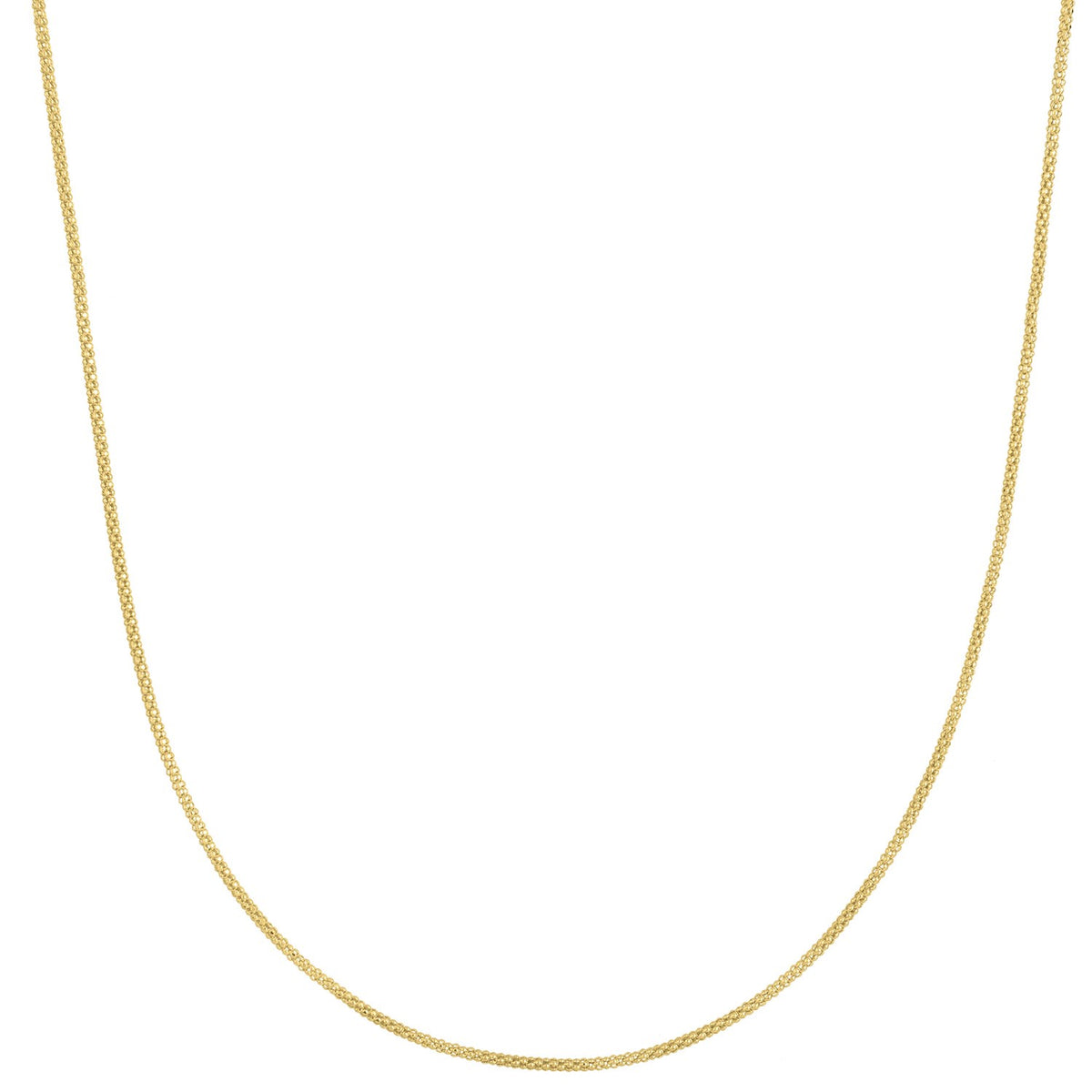 Popcorn Chain in 14k Yellow Gold