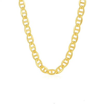 14k Yellow Gold Mariner Link Chain