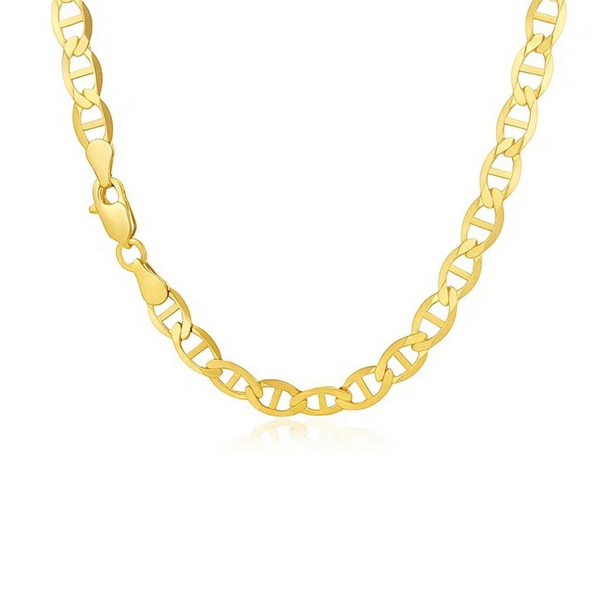 14k Yellow Gold Mariner Link Chain