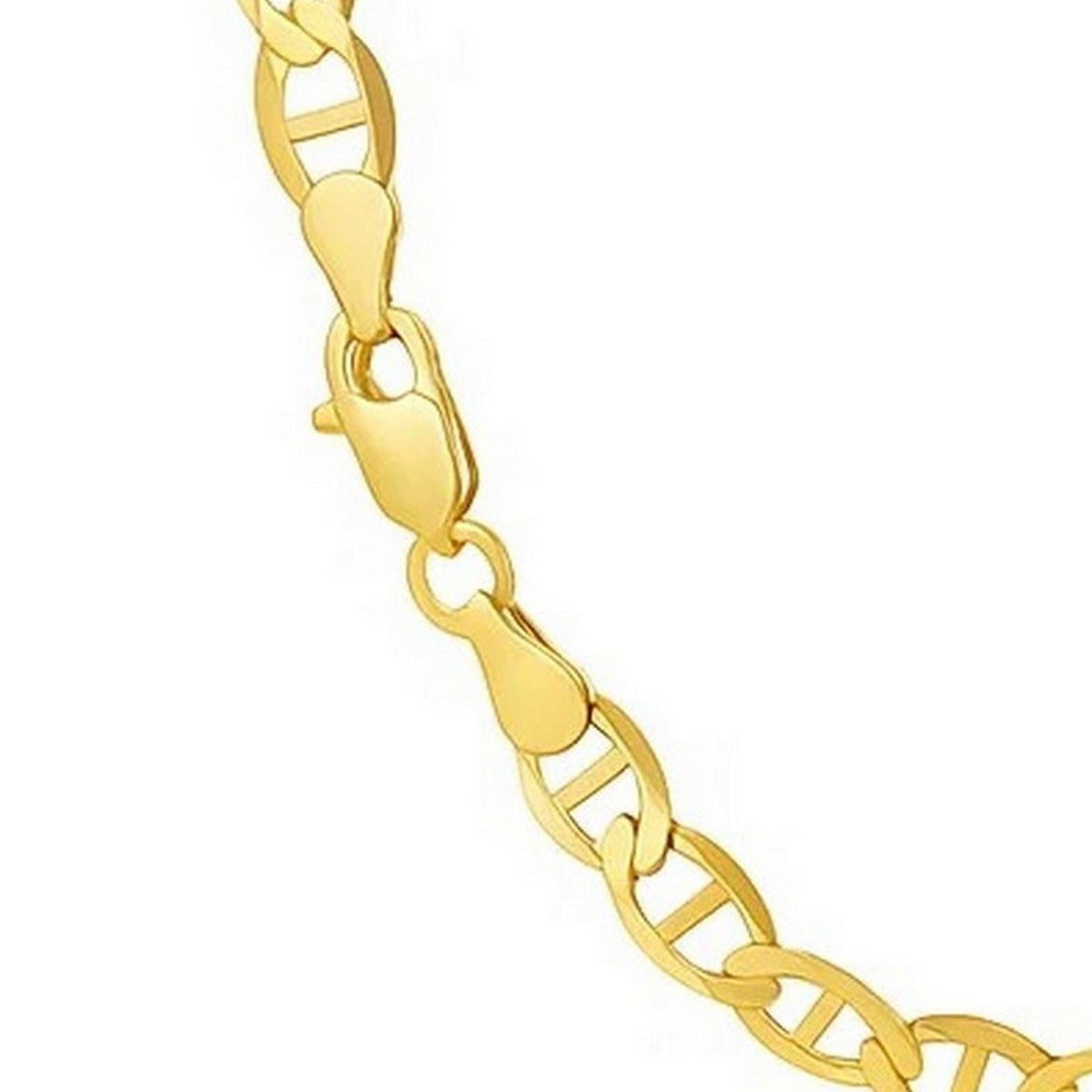14k Yellow Gold Mariner Link Chain