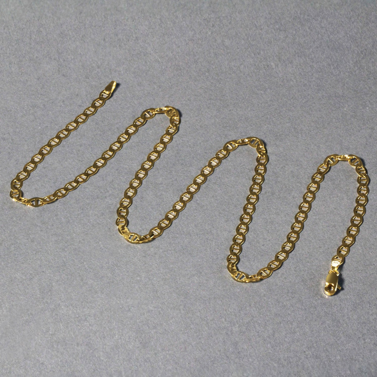14k Yellow Gold Mariner Link Chain