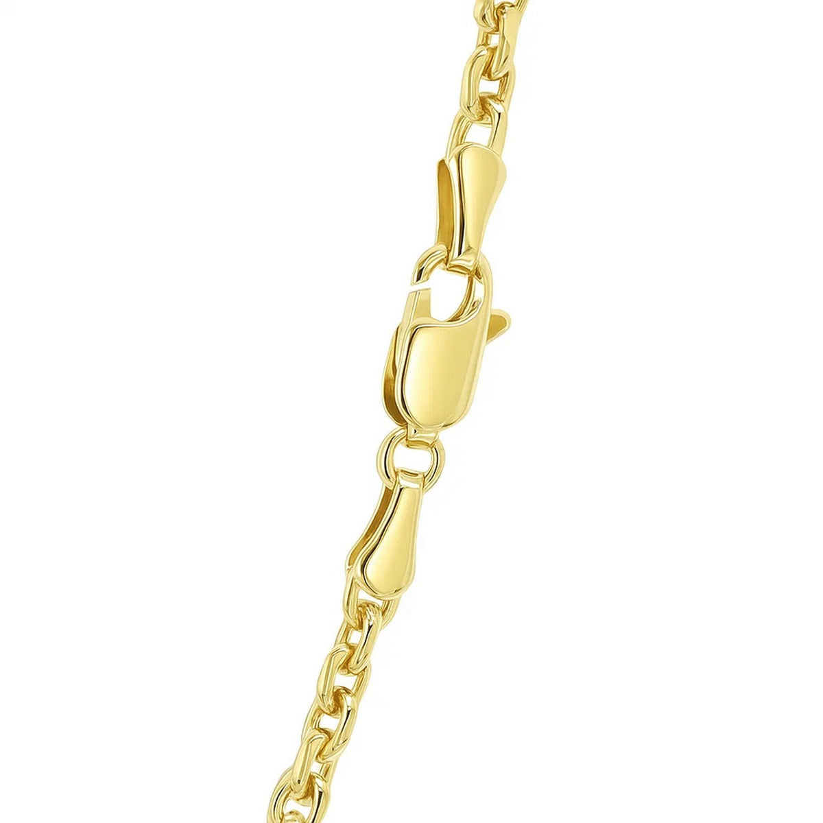14k Diamond Cut Cable Link Chain (3.70 mm)