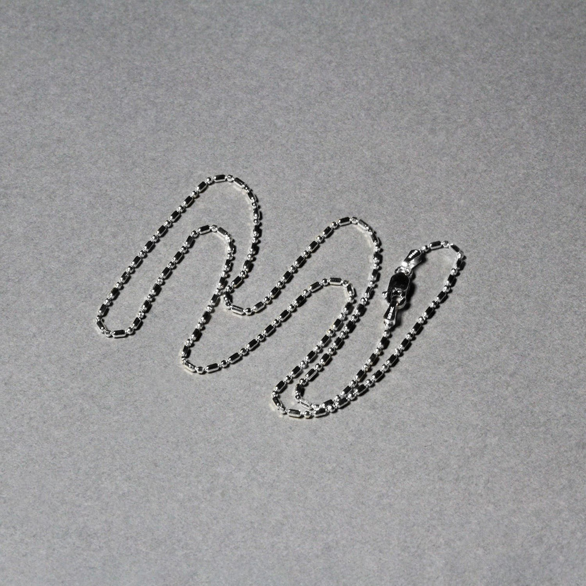 14k Diamond-Cut Alternating Bead Chain
