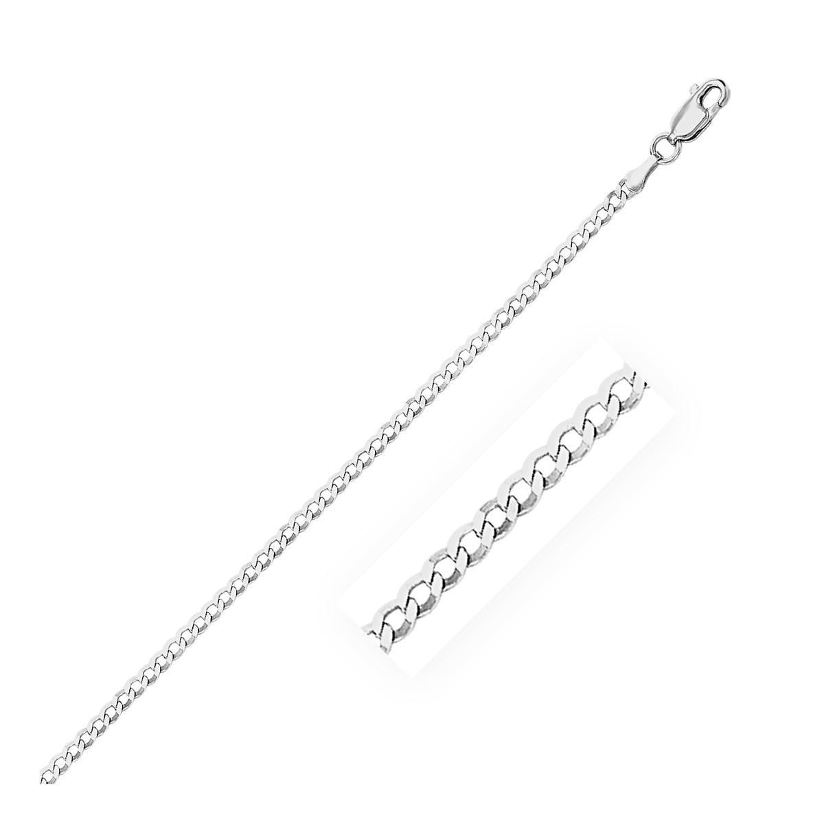 14k Solid Curb Chain