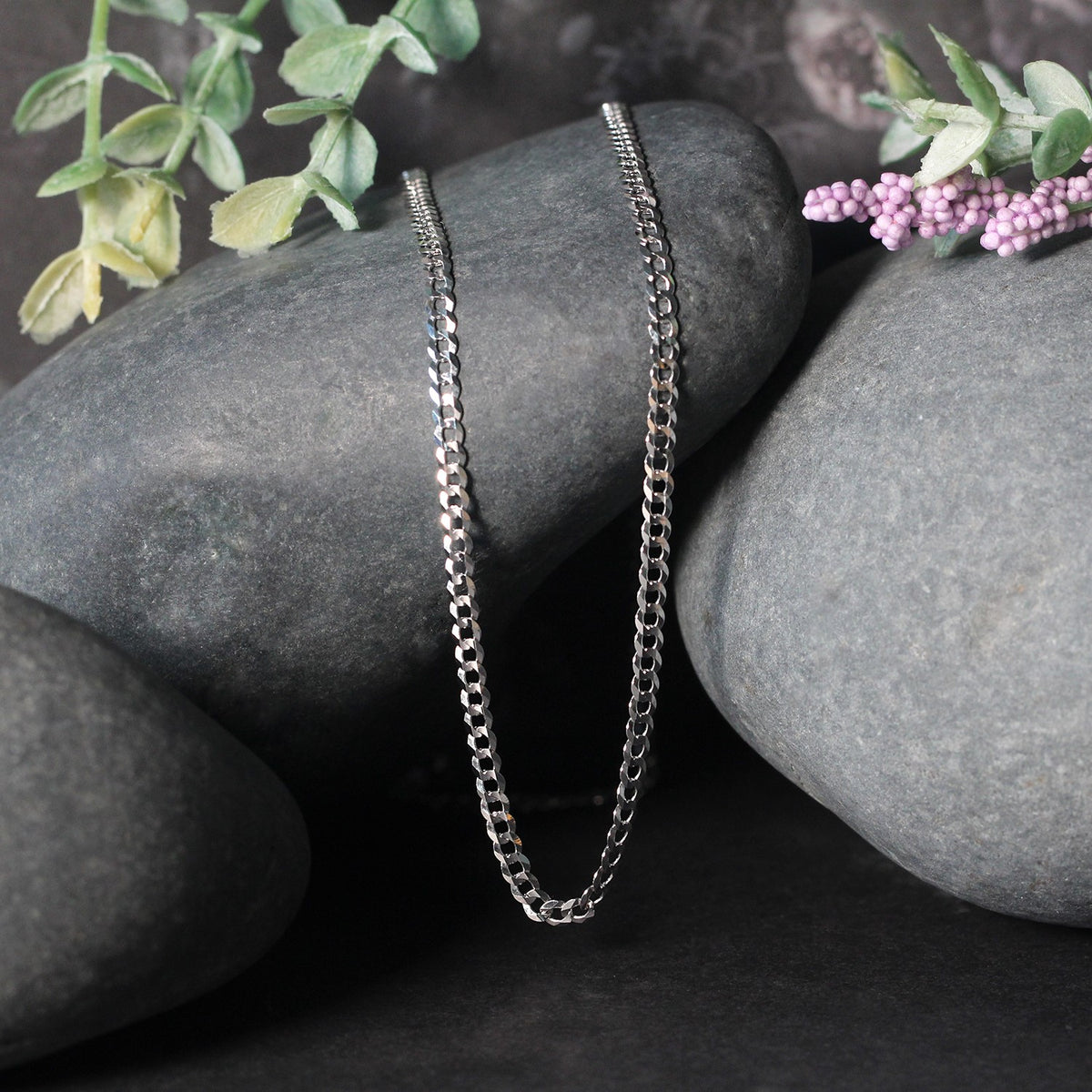 14k Solid Curb Chain
