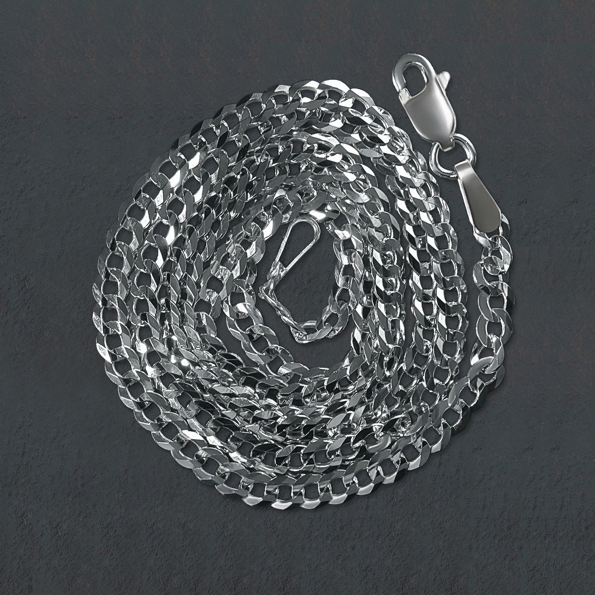 14k Solid Curb Chain