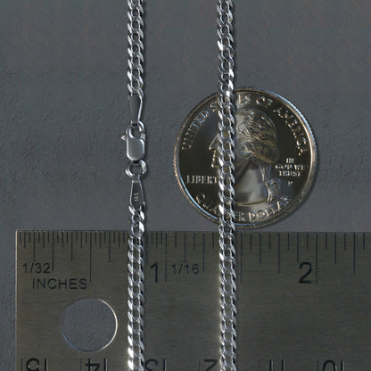 14k Solid Curb Chain