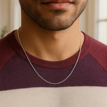 14k Oval Cable Link Chain
