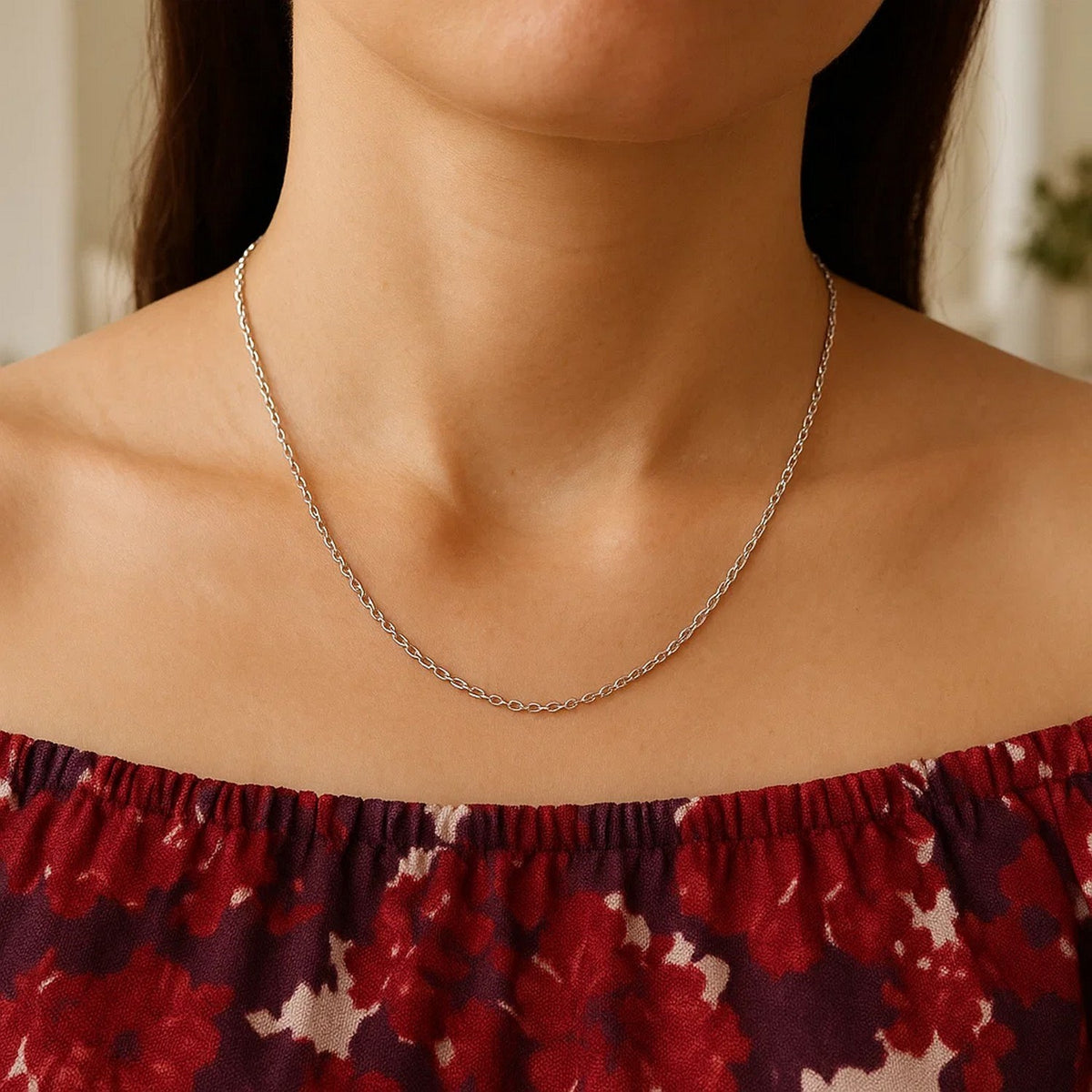 14k Oval Cable Link Chain