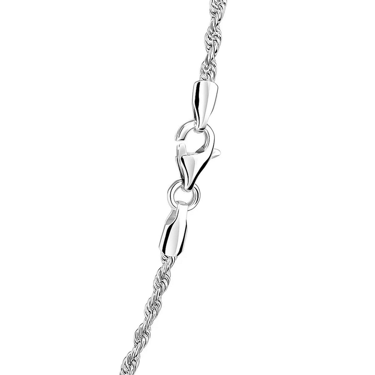 14k Yellow Gold Solid Diamond Cut Rope Chain