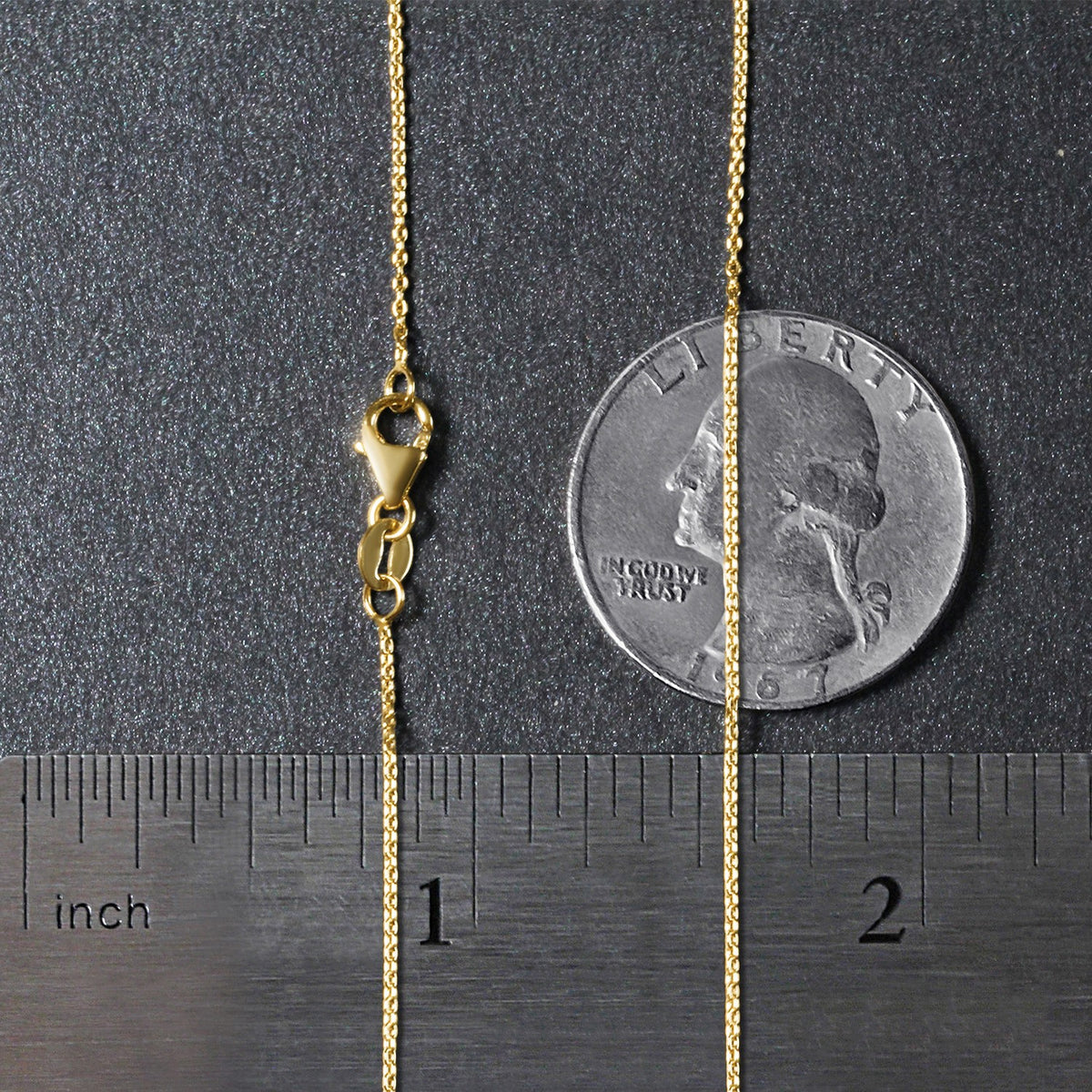 14k Oval Cable Link Chain