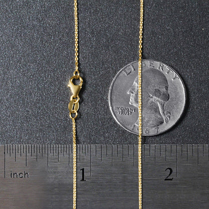 14k Oval Cable Link Chain