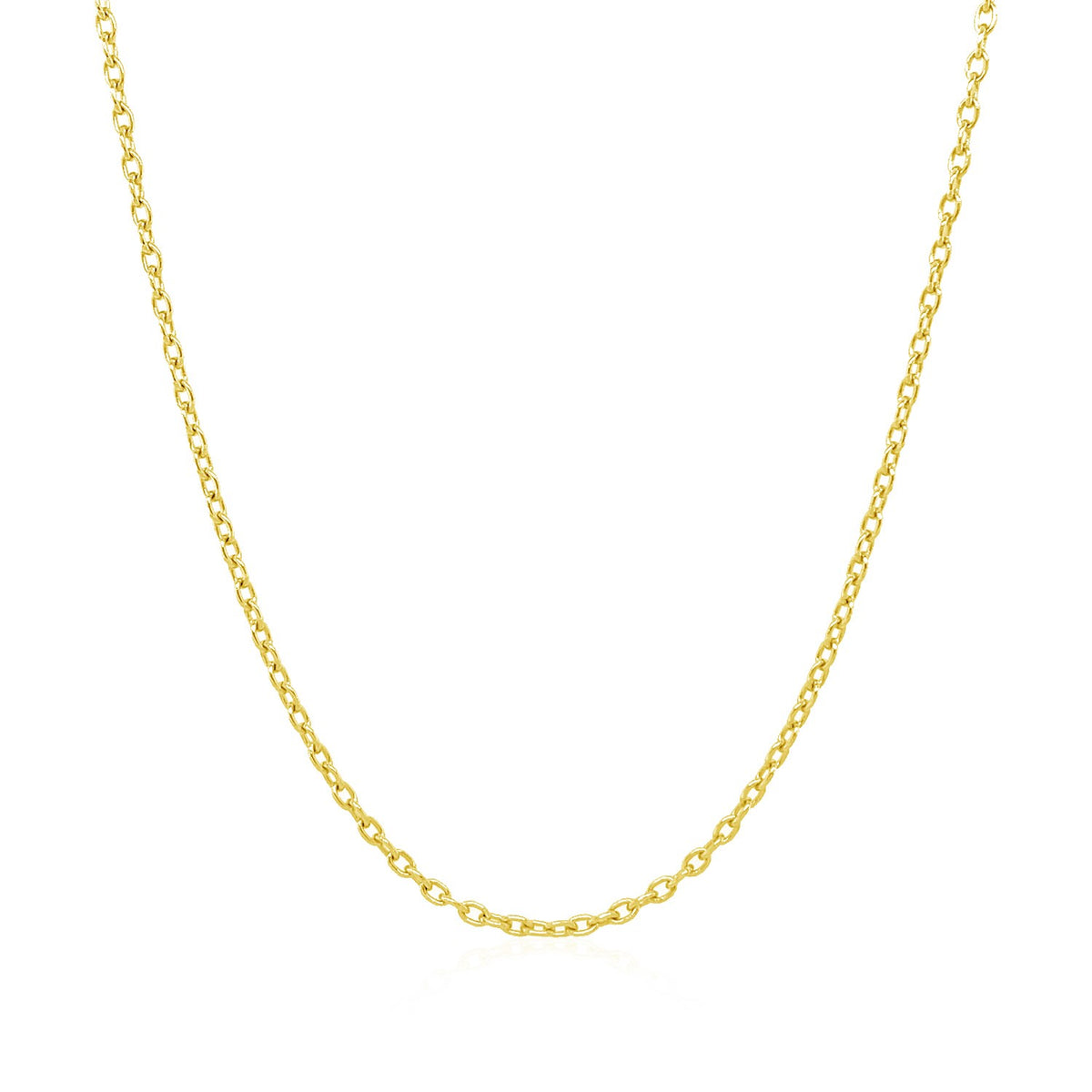 14k Oval Cable Link Chain