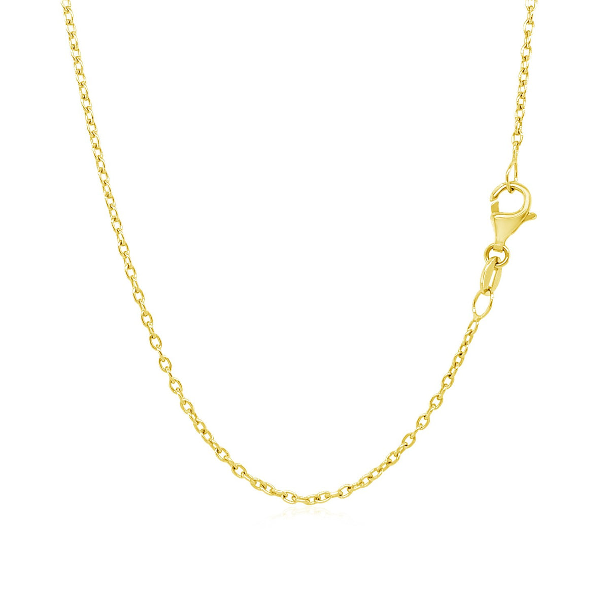 14k Oval Cable Link Chain