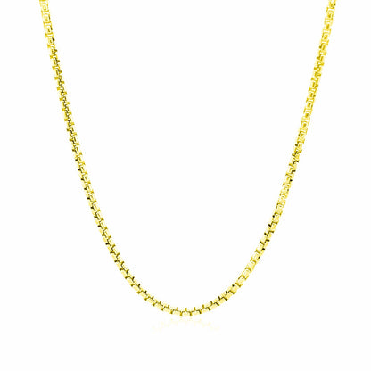 14k Round Box Chain