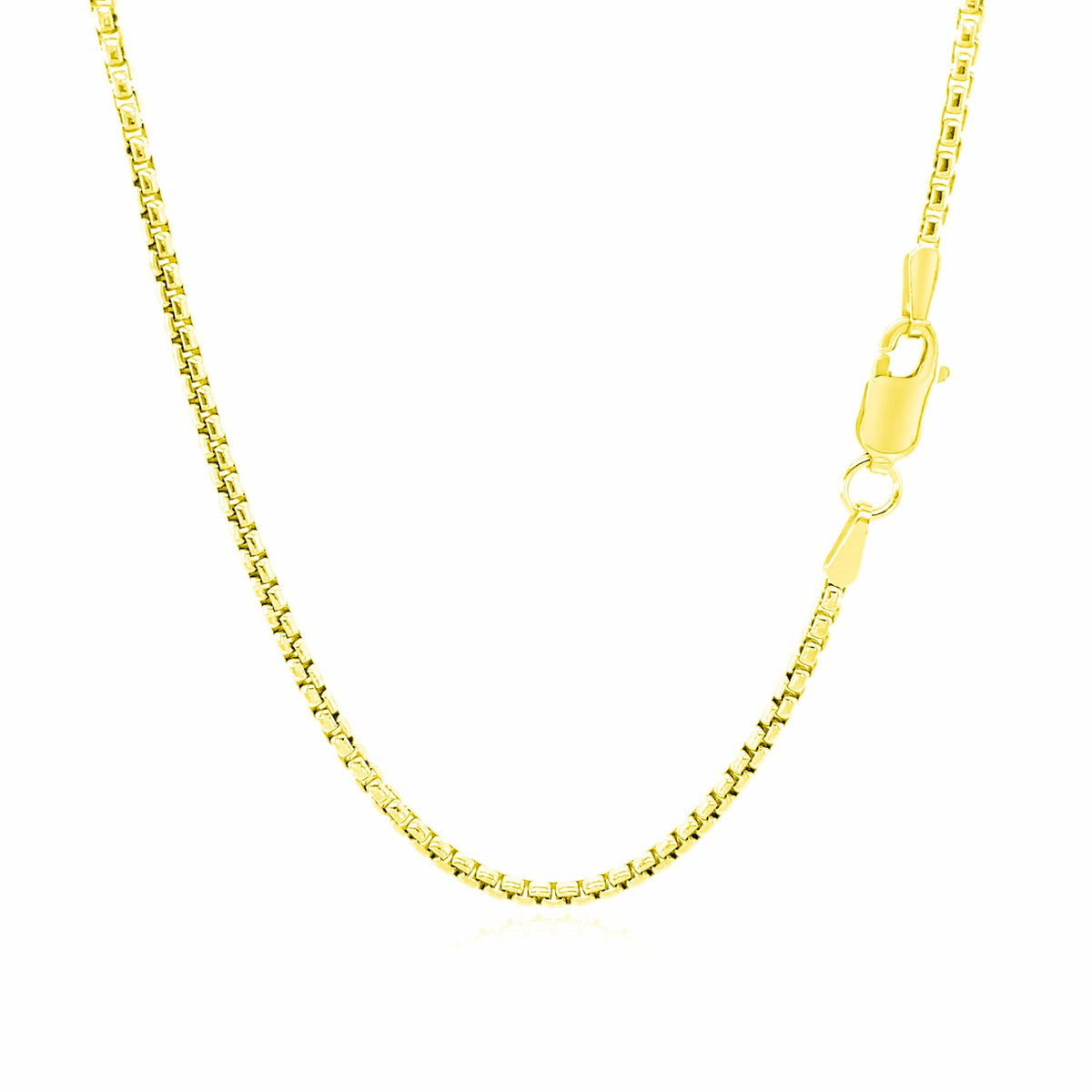 14k Round Box Chain