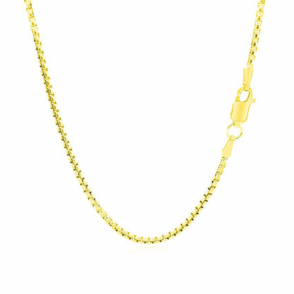 14k Round Box Chain