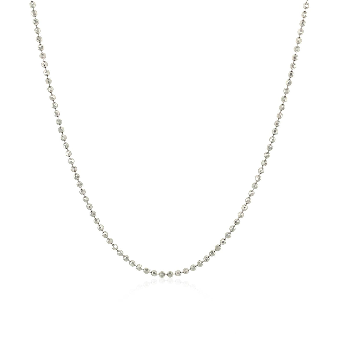 14k Diamond-Cut Bead Chain
