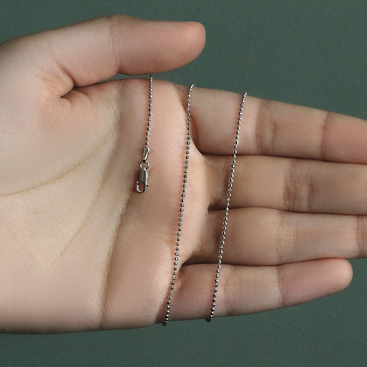 14k Diamond-Cut Bead Chain