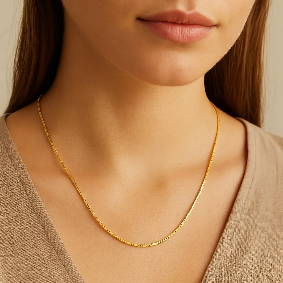 14k Classic Box Chain