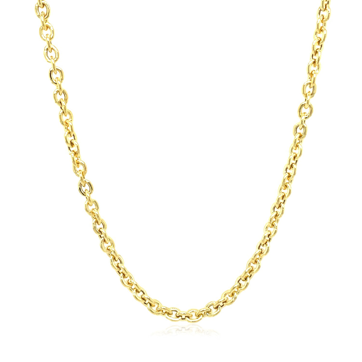 14k Yellow Gold Forsantina Lite Cable Link Chain