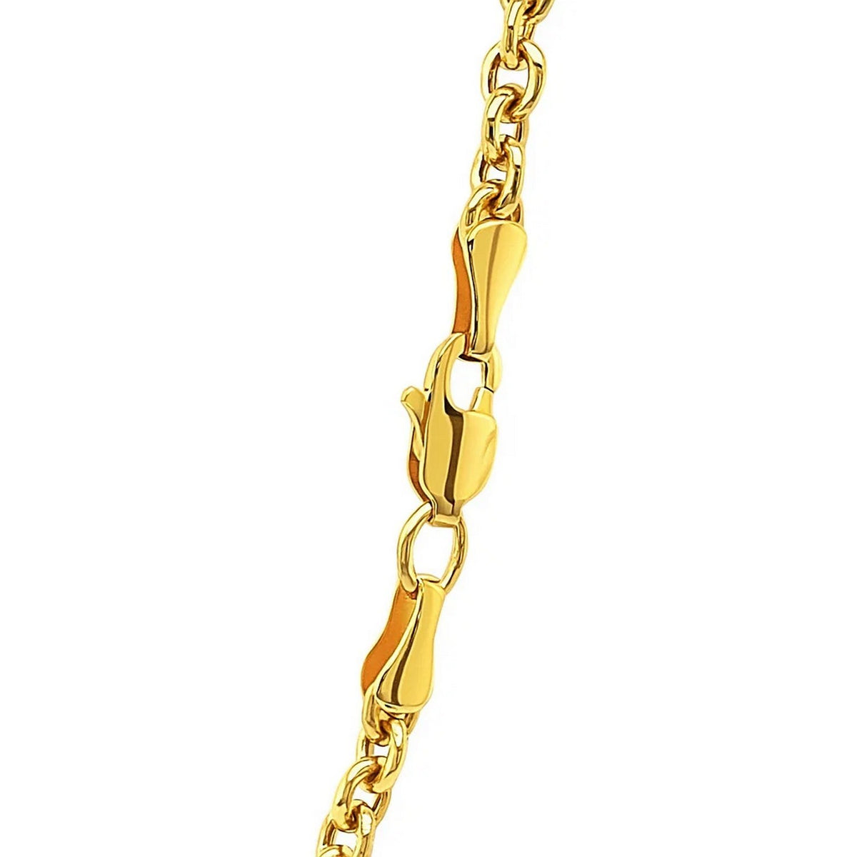 14k Yellow Gold Forsantina Lite Cable Link Chain