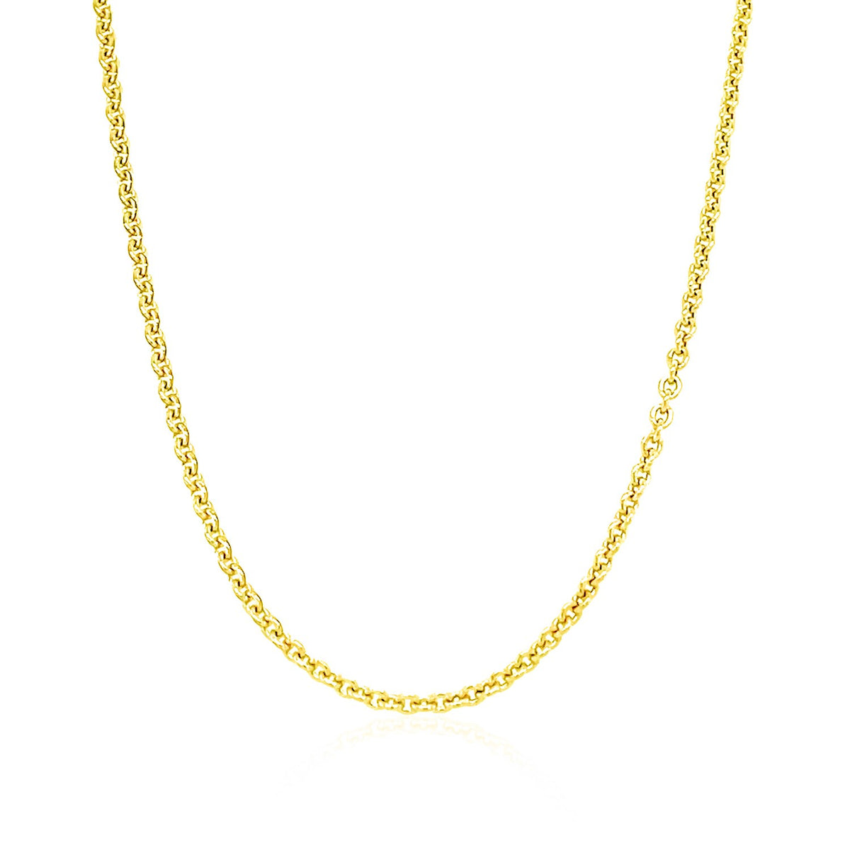 14k Yellow Gold Forsantina Lite Cable Link Chain