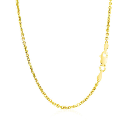 14k Yellow Gold Forsantina Lite Cable Link Chain