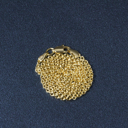 14k Yellow Gold Forsantina Lite Cable Link Chain