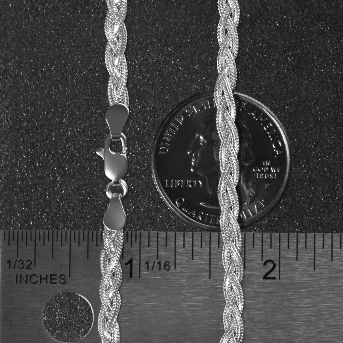 14k Braided Bracelet (3.50 mm)