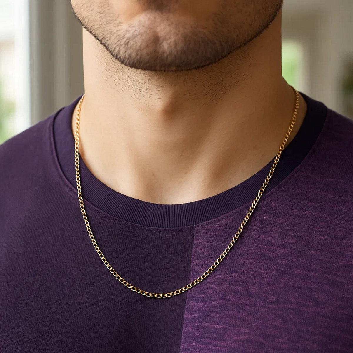 14k Yellow Gold Rolo Chain