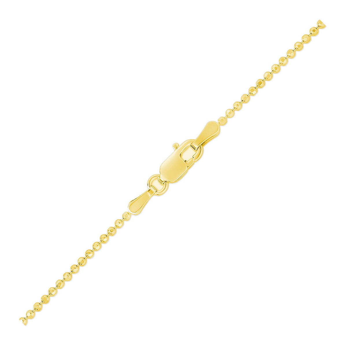 14k Diamond-Cut Bead Chain